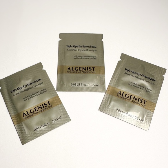 7 pc 🆕 ALGENIST Genius Skincare Sample Set w/ Toner, Anti-Aging Cream, Eye Balm - Picture 7 of 8
